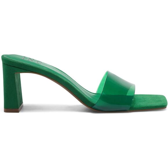INC International Concepts Women High Heel Slide Sandal Beyla2 Size US 5 Green - Picture 2 of 3